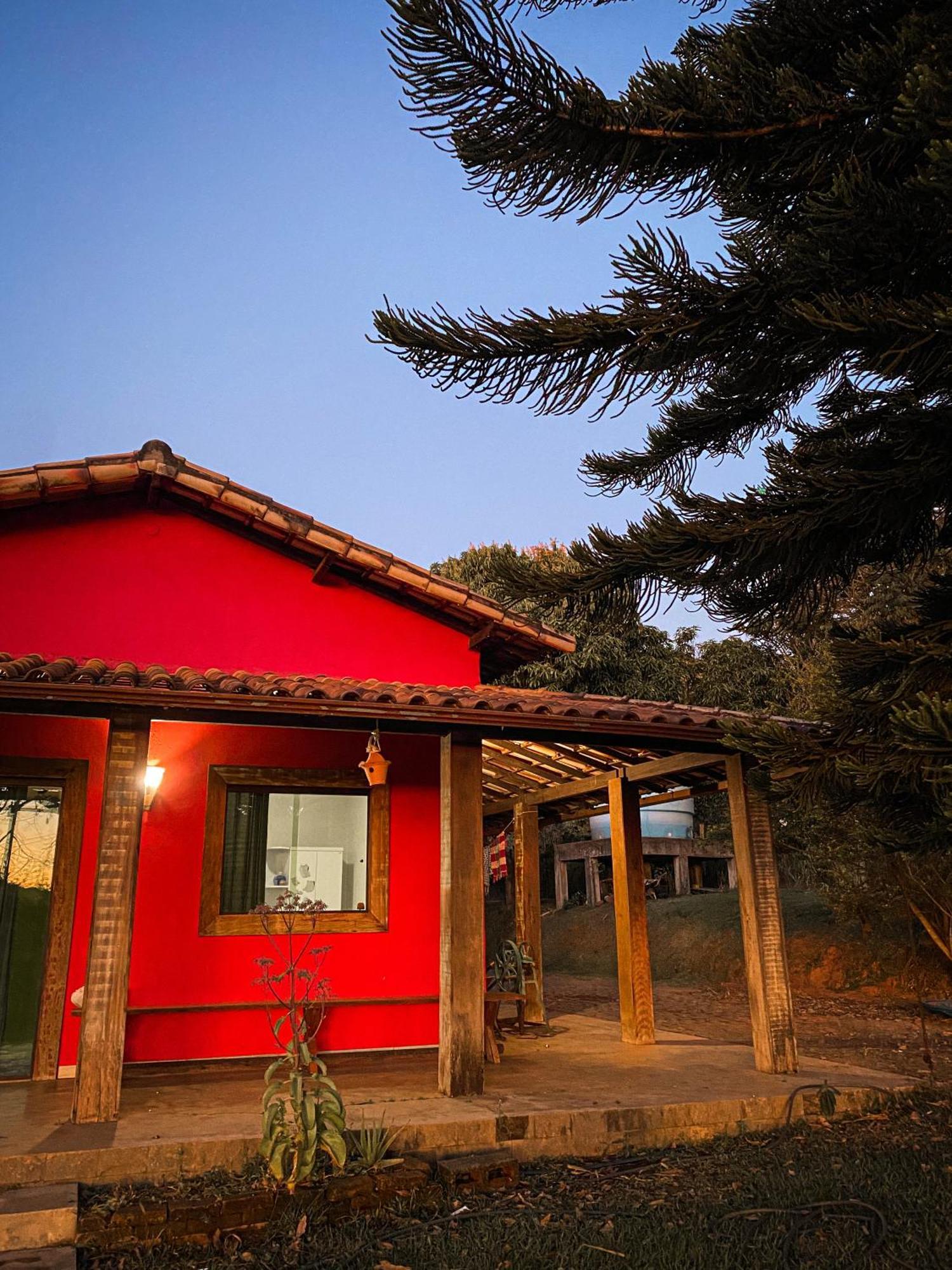 布鲁马迪纽Sitio Da Tia Lucia Perto Da Montanha别墅 外观 照片